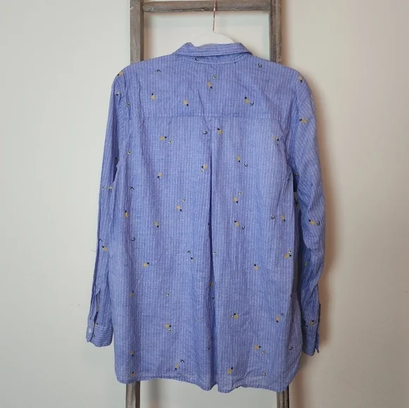 ⭐️40% Off⭐️ Old Navy Avocado & Pineapple Print Button Down Shirt - Picture 9 of 12